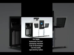 Macchina di timbrazione automatica a caldo con foglio stampato scatole di imballaggio cosmetici