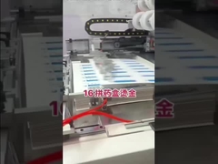 Macchina automatica di stampaggio a caldo su foglio e precisione di stampaggio di 0,10 mm stampaggio a caldo per carta da stampa
