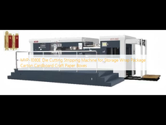 MYP-1080E Fustellatrice e Spelatrice per Scatole di Imballaggio, Avvolgimento, Cartone, Cartoncino, Scatole di Carta Artigianale
