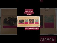 Macchina da stampa flessografica per scatole di cartone ondulato con fustellatrice e stampatrice a bordo guida