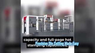 TMY-1060 Macchina automatica per stampa a caldo, goffratura e fustellatura