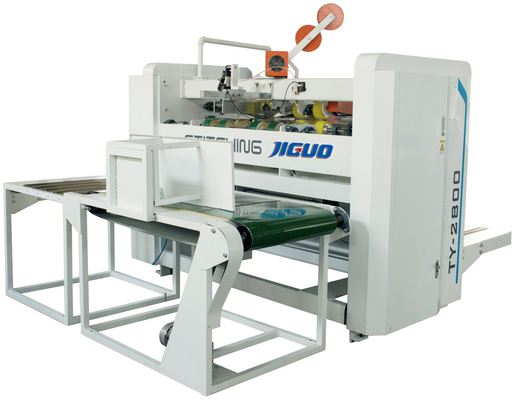 la macchina di cucitura della scatola automatica di 2800mm ha ondulato la macchina di cucitura del pezzo singolo