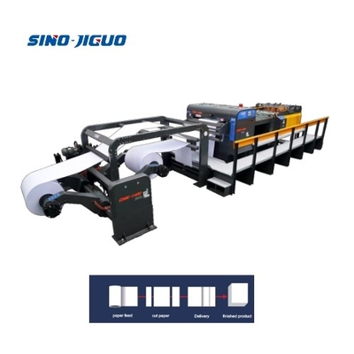 comprare Macchina di taglio rotativo a rotoli di carta bianca con precisione di taglio ± 0,5 mm L 1000 mm ± 0,1% L ≥ 1000 mm online manufacture