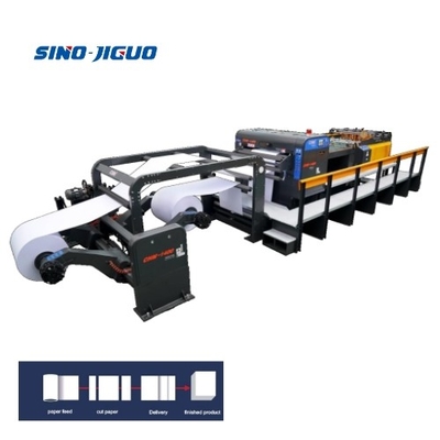 comprare Blade inferiore fisso Usato rotolo macchina di taglio foglio di carta bianco Max.Velocità di taglio 300m/min online manufacture