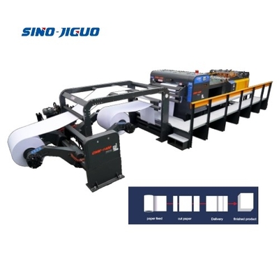 comprare 0.8MPa Pressione richiesta Macchina di taglio di fogli di carta a rotoli usata con taglio a 2 rotoli online manufacture