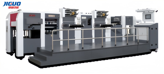 comprare Doppia unità macchina automatica di stampaggio a caldo di fogli di cartone per la stampa a caldo, per il taglio in stampo e per lo stripping per la confezione di carta e puzzle online manufacture