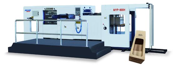 comprare JIGUO MYP-800H Automatic Die Cutting & Stripping Machine ,Sheet thickness	Corrugated board: ≤4mm Cardboard:0.1-3mm,Overall dimension:6400*3400*2000 mm online manufacture