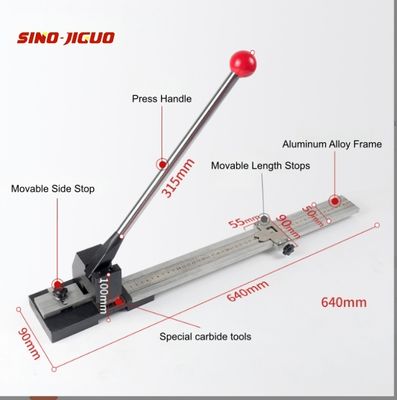 comprare Creasing Matrix Cutter Precision Creasing Strip Cutting Equipment online manufacture