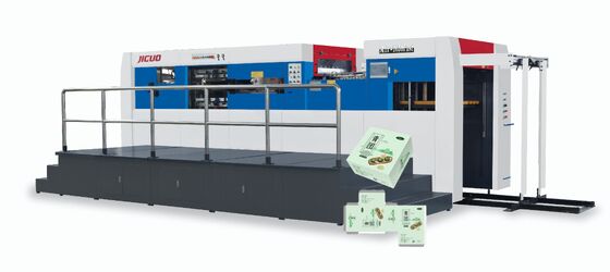 comprare JIGUO MYP-1050Macchina automatica veloce per fustellatura e rifilatura, Dimensione massima di taglio:	1040×740mm, Velocità massima di fustellatura: 10000s/h, Velocità massima di rifilatura	:8500s/h online manufacture