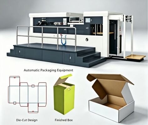 comprare Macchine di taglio automatico a stampo e di creatura per cartone e cartone ondulato online manufacture