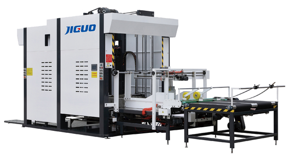 comprare 1450*1450mm Turner Carton Box Making Machine che impila il mucchio ha ondulato le macchine della scatola online manufacture