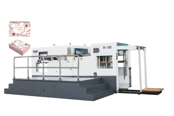 JIGUO MY-1080E macchina automatica di taglio a matrici precisione di taglio a matrici ± 0,1 mm Peso totale 16T