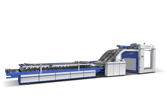 JIGUO FMZ-1300 Macchina di laminazione automatica a flauto Dimensione massima di laminazione 1300mm × 1250mm Velocità economica 0-100 fogli/min Spessore della carta inferiore A/B/C/E Flauto 3/4/5 strato