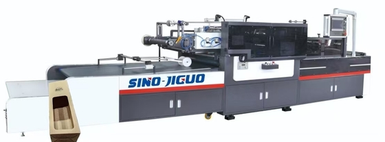SIINO JIGUO TC-760Q Servo Automatic Windows Patching Machine Con Corner Cutting& Creasing Function,Max. dimensione del foglio (mm):760*850,Spazzo della pellicola (mm):0.03-0.3