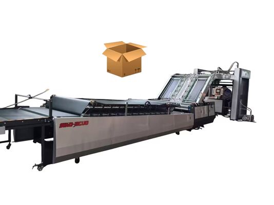 FMZ-1450 Laminatrice automatica per cartone ondulato a velocità media, Dimensione massima di laminazione: 1450mm × 1400mm, Precisione di laminazione: ±1.5