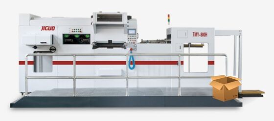 JIGUO TMY-800H Macchina automatica per fustellatura e stampa a caldo   Max. Dimensione carta: 810×610mm, Max. Area di stampa: 750×540mm