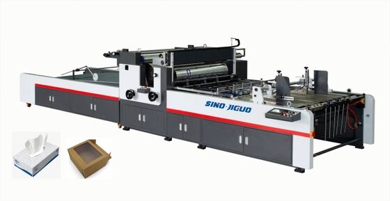 JIGUO Standard Window Patching Machine Economica Macchina di Patch per finestre di piccolo formato per scatole di imballaggio regalo