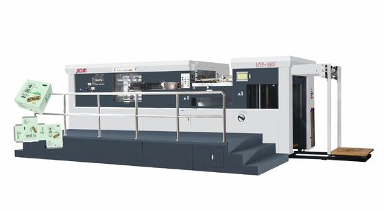 JIGUO MYP-1080E Automatic Die Cutting & Stripping Machine.Max. Velocità di stripping:6500s/h,Spazio del foglio: cartone ondulato: ≤4mm Cartone:0.1-3 mm