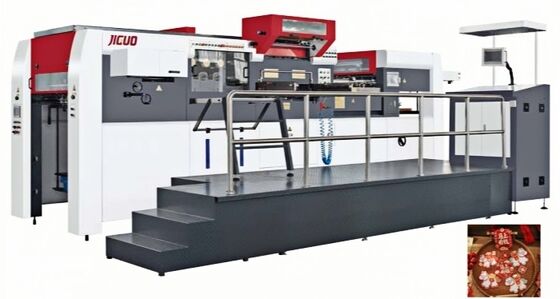 Alta precisione JIGUO TMY-1320H macchina automatica per il taglio a stampo e stampaggio di fogli (± 0,1 mm)