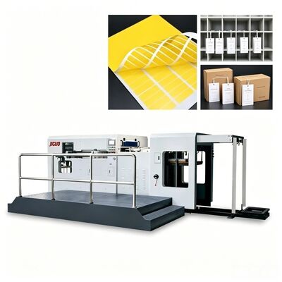 JIGUO MY-800H Automatic Die Cutting & Creasing Machine. High Precision Hangtag Cutter Post Press Carton Die Cutter