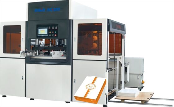 JIGUO YH-1060G Automatic Servo Hot Stamping Machine,Spazio di lamiera idoneo:120-3000gsm,Velocità di lavoro di stampaggio:1100~1400 s/h,Numero di rulli di stampaggio:Tre rulli